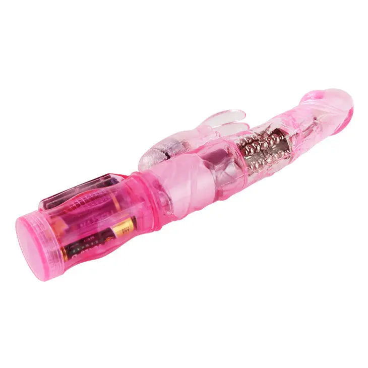 BAILE - MINI ROTATEUR LAPIN ROSE AVEC SUPERSTIMULATEUR BAILE ROTATIONS