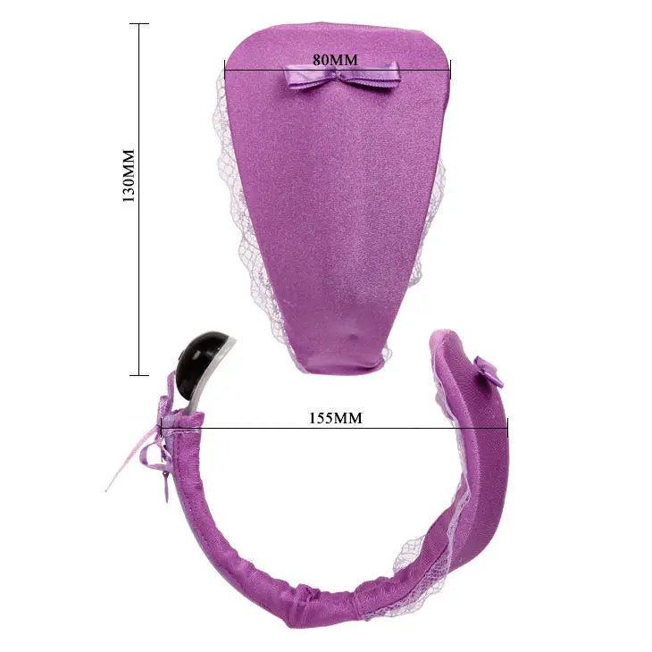 BAILE - STRING AVEC VIBRATEUR AVEC TÉLÉCOMMANDE LILAS BAILE STIMULATING