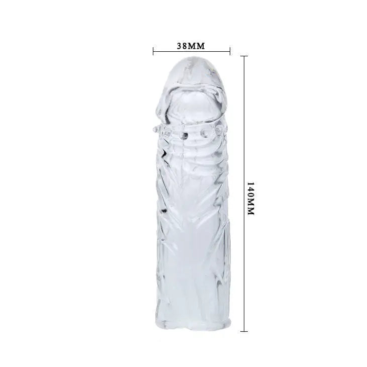 BAILE - HOUSSE LILAS POUR LE PÉNIS EN SILICONE ADAPTABLE 13 CM BAILE FOR HIM