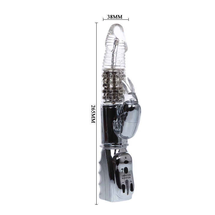 BAILE - ROTATEUR TRANSPARENT MISSILE AMOUR 26.5 CM BAILE ROTATIONS