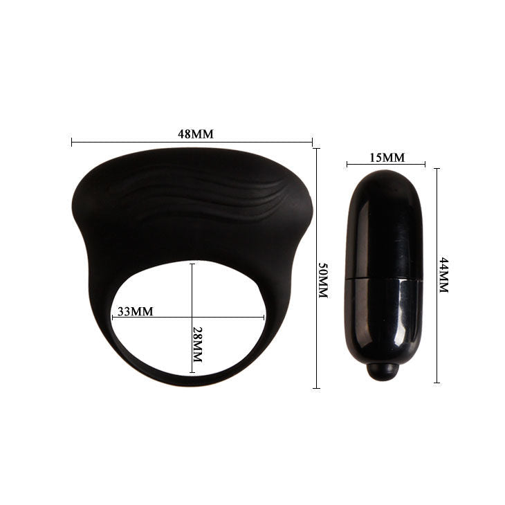 PRETTY LOVE - BERTRAM ANNEAU VIBRATEUR NOIR PRETTY LOVE MALE