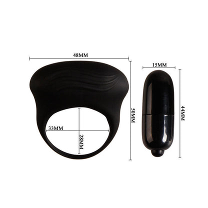 PRETTY LOVE - BERTRAM ANNEAU VIBRATEUR NOIR PRETTY LOVE MALE