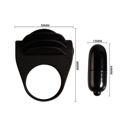 PRETTY LOVE - ANNEAU VIBRATEUR NOIR CHESTER PRETTY LOVE MALE