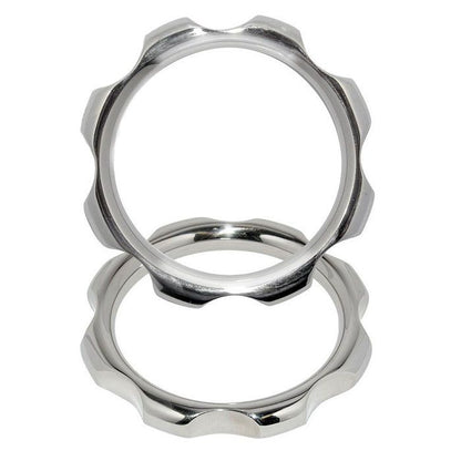 METAL HARD - ANNEAU DE TORQUE EN POUR PÉNIS ET TESTICULES 50MM METAL HARD