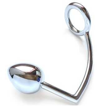 METAL HARD - ANNEAU AVEC CROCHET ANAL 40MM METAL HARD