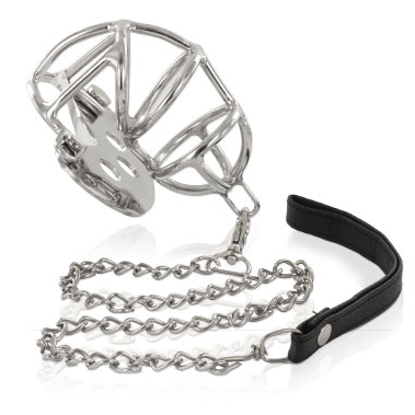 METAL HARD - ANNEAU DE CHASTETÉ EN AVEC SANGLE METAL HARD