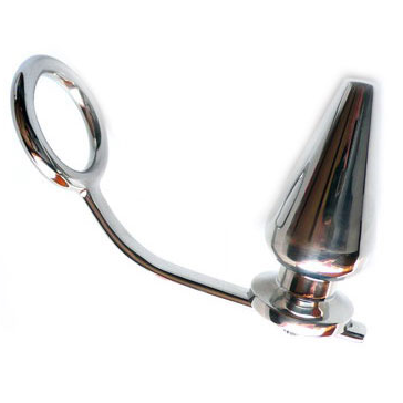 METAL HARD - ANNEAU EN ACIER AVEC PLUG ANAL 45 X 50MM METAL HARD