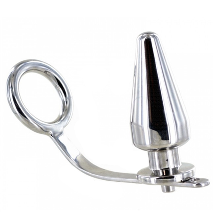 METAL HARD - ANNEAU EN ACIER AVEC PLUG ANAL 80 X 55 MM METAL HARD