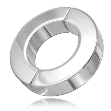 METAL HARD - ANNEAU TESTICULE EN ACIER INOXYDABLE 14MM METAL HARD