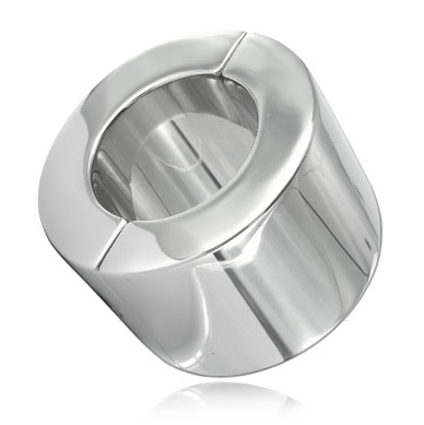 METAL HARD - ANNEAU TESTICULE EN ACIER INOXYDABLE 40MM METAL HARD
