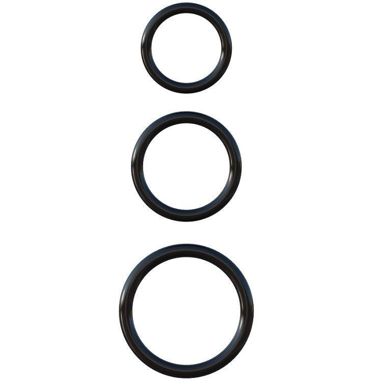FANTASY C-RINGZ - SILICONE 3 ANNEAUX STAMINA SET FANTASY C-RINGZ