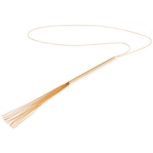 BIJOUX - MAGNIFIQUE COLLIER CHAÎNE / FOUET MÉTAL BIJOUX MAGNIFIQUE