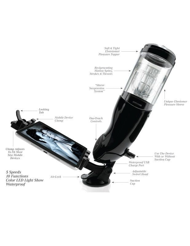EXTREME TOYZ - PDX MEGA BATOR USB MASTURBATEUR MLE VAGIN BLANC EXTREME TOYZ