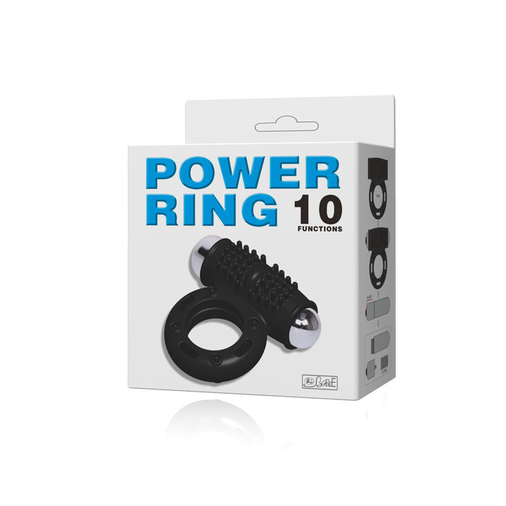 BAILE - ANNEAU VIBRATEUR POWER RING 10V BAILE FOR HIM