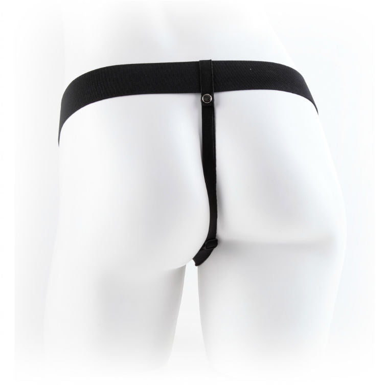 FETISH FANTASY SERIES - 7 STRAP-ON CREUX AVEC BILLES 17,8CM CHAIR FETISH FANTASY SERIES