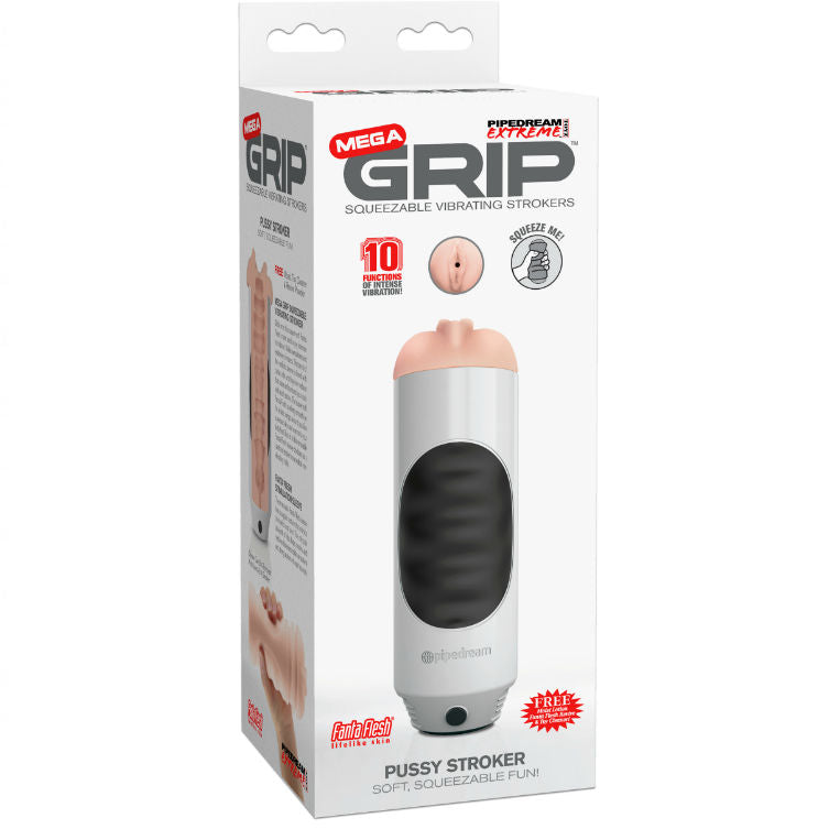 EXTREME TOYZ - VIBRATEUR MASTURBATEUR VAGIN PIPEDREAM MEGA GRIP EXTREME TOYZ