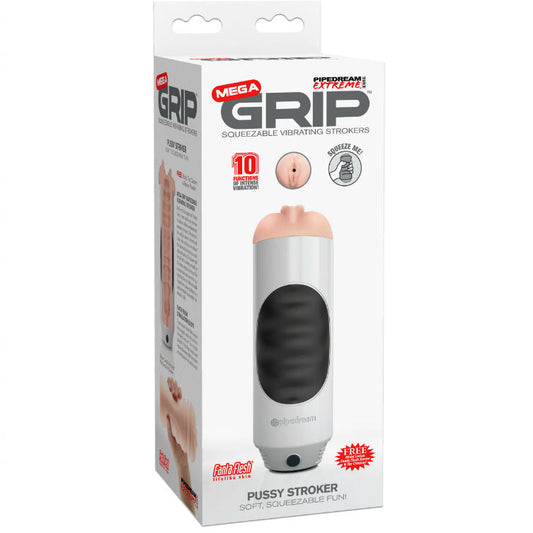 EXTREME TOYZ - VIBRATEUR MASTURBATEUR VAGIN PIPEDREAM MEGA GRIP EXTREME TOYZ