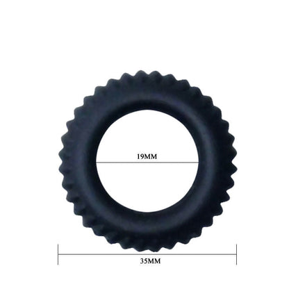 BAILE - COCKRING TITAN NOIR 1.9 CM BAILE FOR HIM