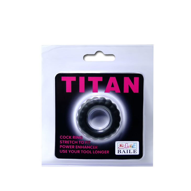 BAILE - COCKRING TITAN NOIR 2 CM BAILE FOR HIM