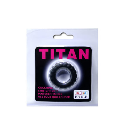 BAILE - COCKRING TITAN NOIR 2 CM BAILE FOR HIM
