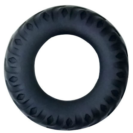 BAILE - COCKRING TITAN NOIR VERT 2 CM BAILE FOR HIM