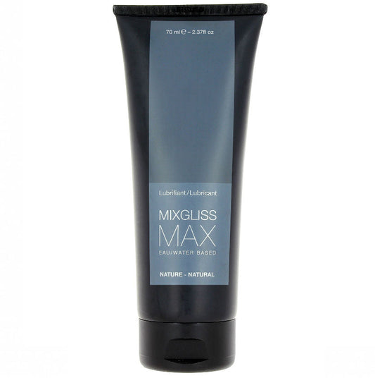 MIXGLISS - LUBRIFIANT ANAL NATUREL BASE D'EAU MAX 70 ML MIXGLISS