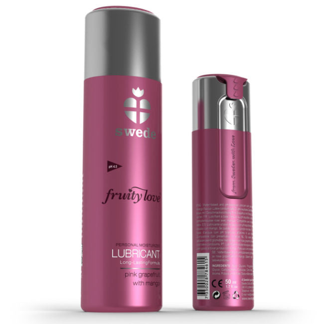 SWEDE - FRUITY LOVE LUBRIFIANT PAMPLEMOUSSE ROSE À LA MANGUE 50 ML SWEDE