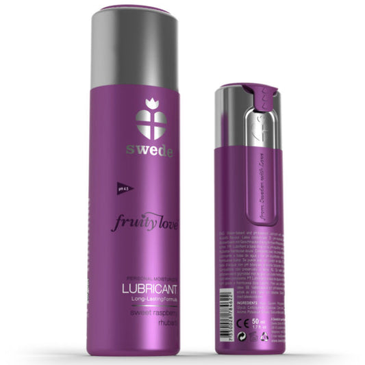 SWEDE - FRUITY LOVE LUBRIFIANT FRAMBOISE RHUBARBE 100 ML SWEDE