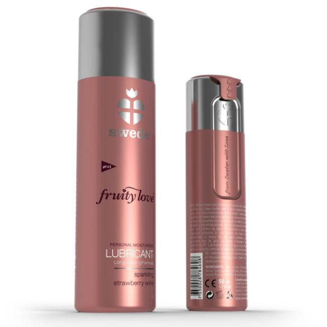 SWEDE - FRUITY LOVE LUBRIFIANT VIN MOUSSEUX FRAISE 50 ML SWEDE