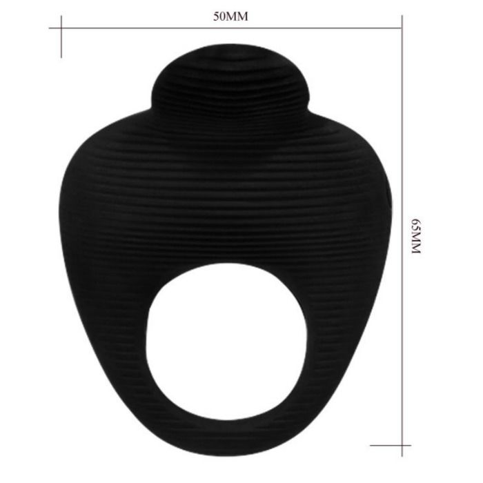 PRETTY LOVE - THIMBLE ANNEAU VIBRATEUR NOIR PRETTY LOVE MALE