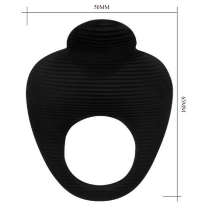 PRETTY LOVE - THIMBLE ANNEAU VIBRATEUR NOIR PRETTY LOVE MALE