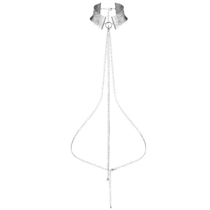 BIJOUX - DÉSIR MÉTALLIQUE COLLIER MÉTALLISÉ ARGENT BIJOUX DESIRE METALLIQUE