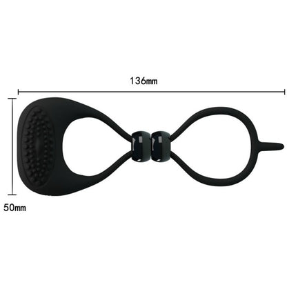 PRETTY LOVE - DOUBLE ANNEAU POUR PÉNIS ET TESTICULES PRETTY LOVE MALE