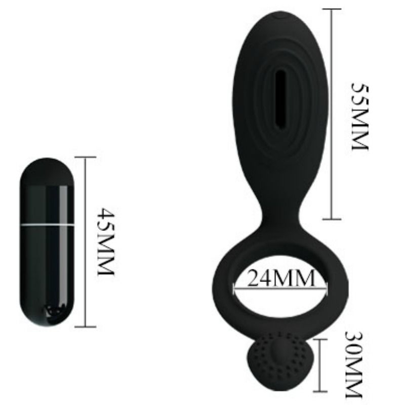 PRETTY LOVE - ETHEL ANNEAU VIBRANT AVEC STIMULATEUR PRETTY LOVE MALE
