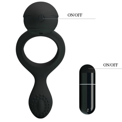 PRETTY LOVE - ETHEL ANNEAU VIBRANT AVEC STIMULATEUR PRETTY LOVE MALE