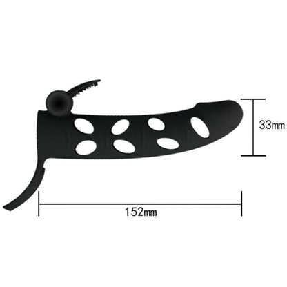 PRETTY LOVE - HOUSSE EN SILICONE AVEC VIBRATION 15.2 CM PRETTY LOVE MALE