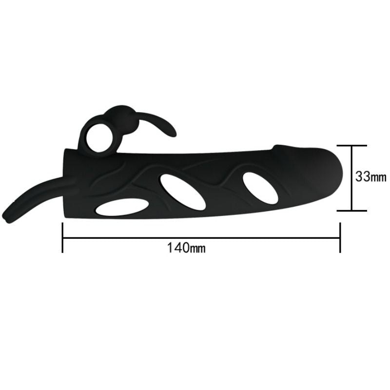 PRETTY LOVE - HOUSSE EN SILICONE AVEC VIBRATION 14 CM 1.0 PRETTY LOVE MALE