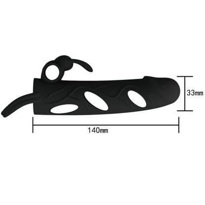PRETTY LOVE - HOUSSE EN SILICONE AVEC VIBRATION 14 CM 1.0 PRETTY LOVE MALE