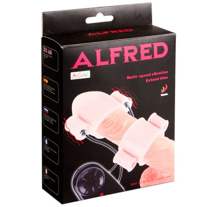 BAILE - COUVREVIBRATEUR  PÉNIS ALFRED AVEC CONTRÔLE BAILE FOR HIM