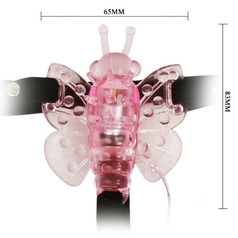 BAILE - HARNAIS AVEC PAPILLON VIBRANT MULTIVITESSES BAILE STIMULATING