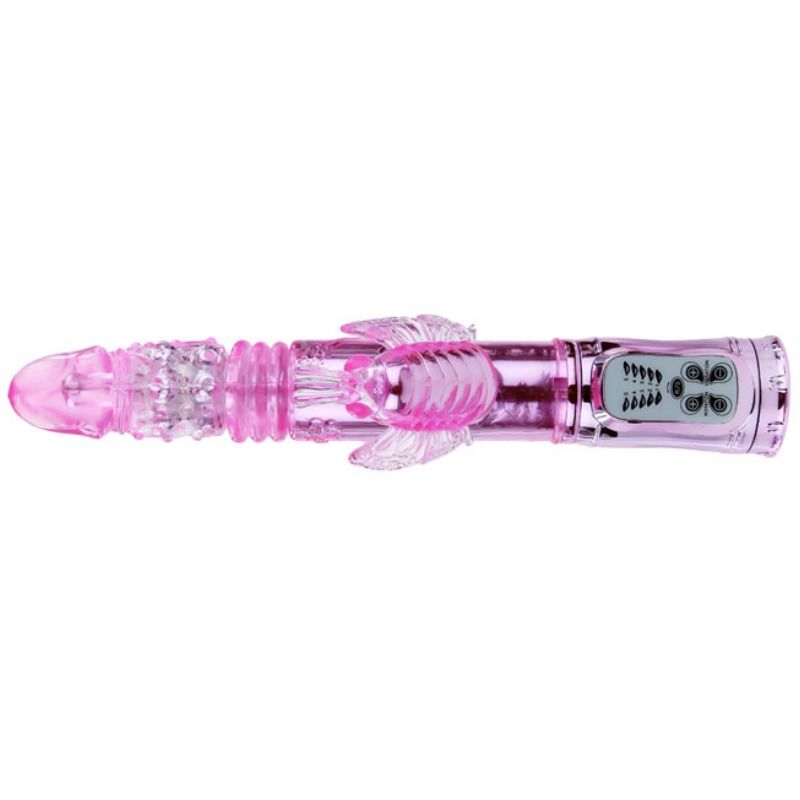 BAILE - VIBRATEUR RECHARGEABLE AVEC STIMULATEUR DE PAPILLON ROTATION ET THROBBING BAILE ROTATIONS