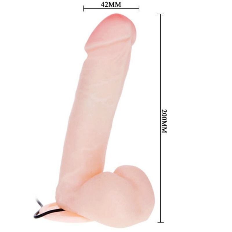 BAILE - DE GODE RÉALISTE AVEC VIBRATION 20 CM BAILE