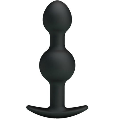 PRETTY LOVE - BALLES ANAL EN SILICONE SPÉCIALE STIMULATION 10.3 CM NOIRES PRETTY LOVE PARTY UP