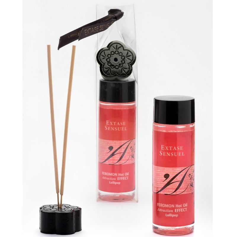 EXTASE SENSUAL - HUILE DE MASSAGE EFFET THERMIQUE AUX PHÉROMONES PIRULET 100 ML EXTASE SENSUAL