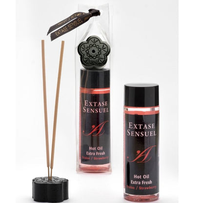 EXTASE SENSUAL - HUILE DE MASSAGE EFFET FRAISE EXTRA FRAÎCHE 100 ML EXTASE SENSUAL