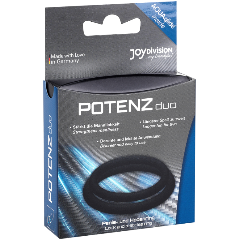JOYDIVISION POTENZDUO - BAGUES NOIR - M JOYDIVISION POTENZDUO