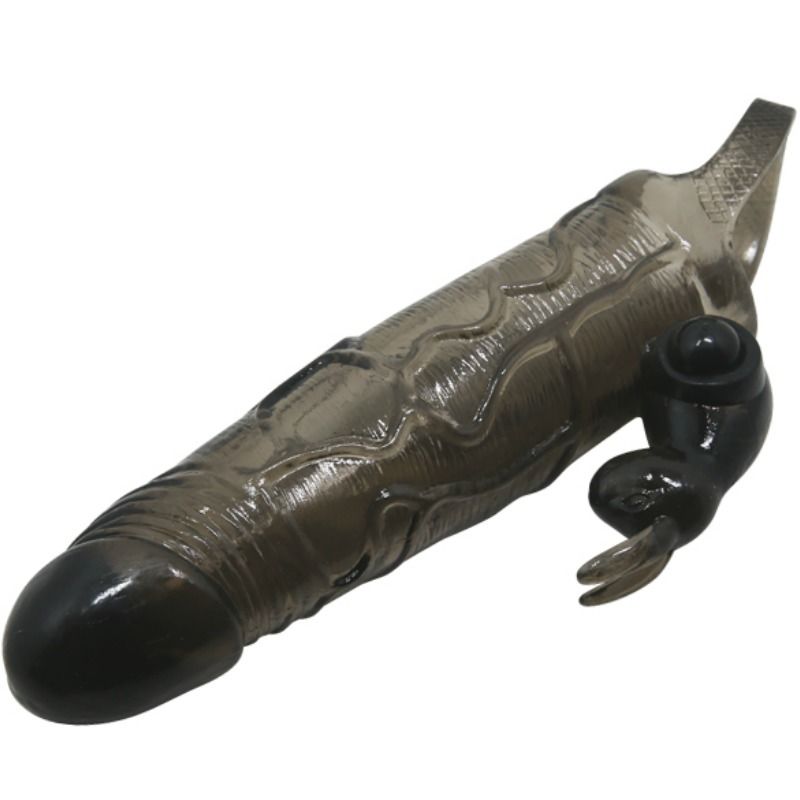 BAILE - COUVRE-PÉNIS BRAVE MAN AVEC LAPIN NOIR 16.5 CM BAILE FOR HIM