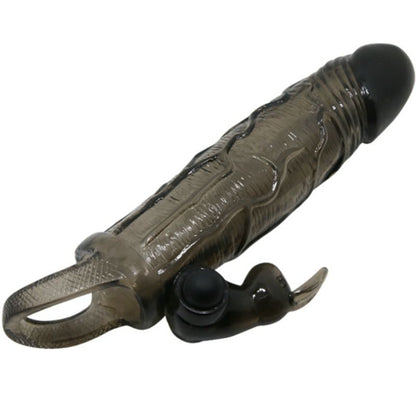 BAILE - COUVRE-PÉNIS BRAVE MAN AVEC LAPIN NOIR 16.5 CM BAILE FOR HIM