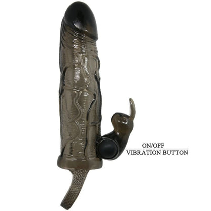 BAILE - COUVRE-PÉNIS BRAVE MAN AVEC LAPIN NOIR 16.5 CM BAILE FOR HIM