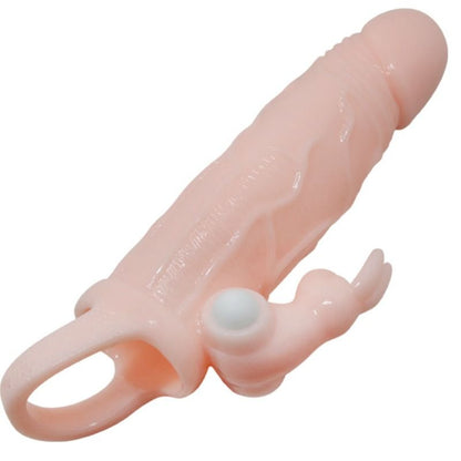 BAILE - COUVERCLE DE PÉNIS BRAVE MAN AVEC CHAIR DE LAPIN ET DOUBLE MOTEUR 16.5 CM BAILE FOR HIM